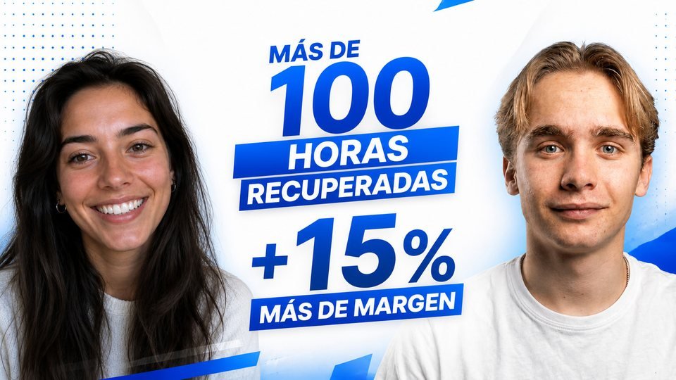 Más de 100 horas recuperadas y +15 % más de margen